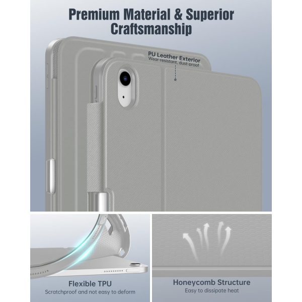 TiMOVO iPad 11.Nesil Standl Klf (11 in)-Silver