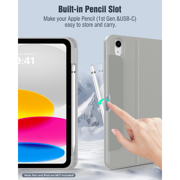 TiMOVO iPad 11.Nesil Standl Klf (11 in)-Silver