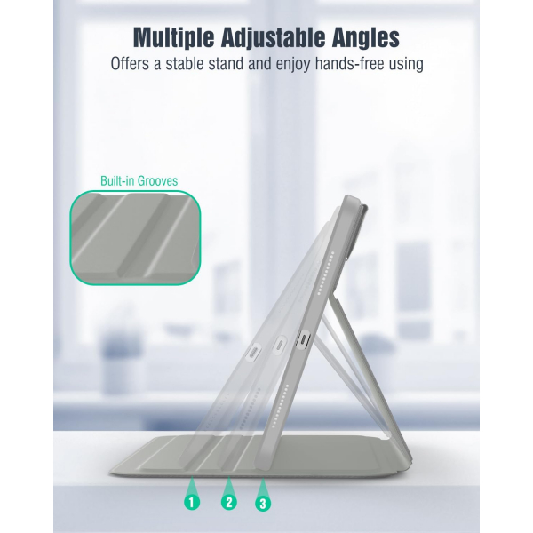 TiMOVO iPad 11.Nesil Standl Klf (11 in)-Silver