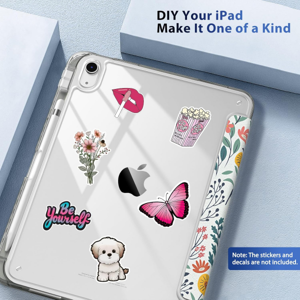 TiMOVO iPad 11.Nesil Koruyucu Klf (11 in)-Flowers