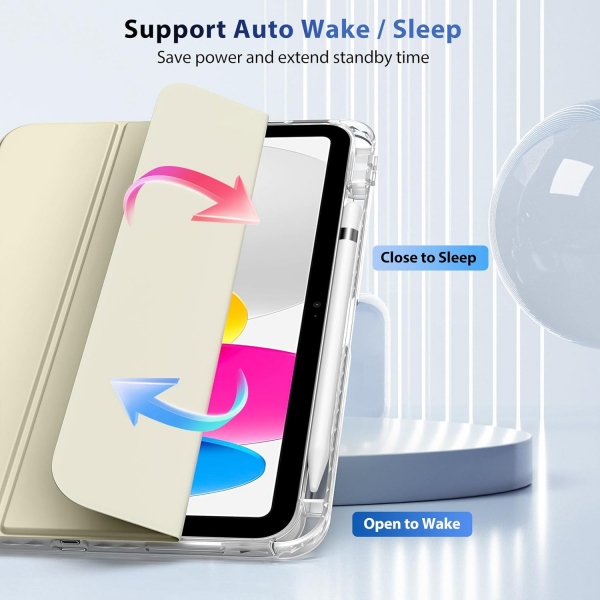 TiMOVO iPad 11.Nesil Koruyucu Klf (11 in)-Champagne Gold