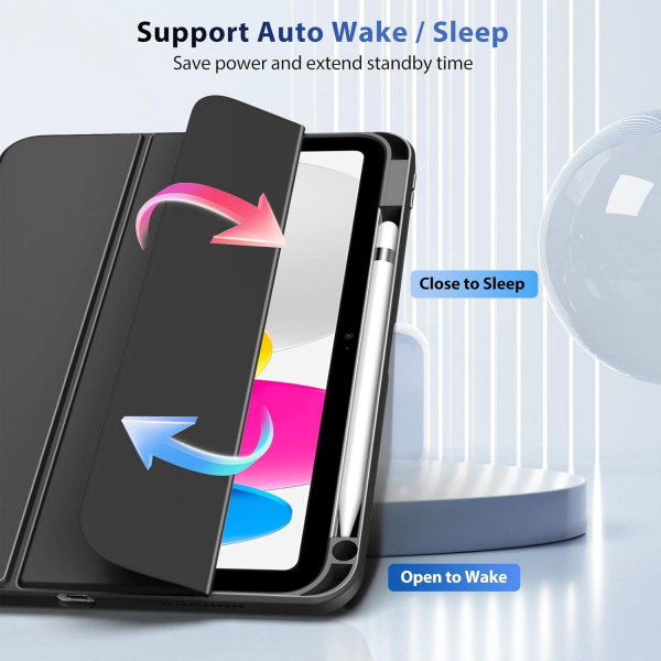 TiMOVO iPad 11.Nesil Koruyucu Klf (11 in)-Black