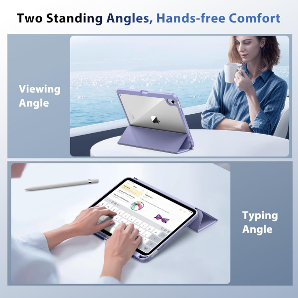 TiMOVO iPad 11.Nesil Koruyucu Klf (11 in)-Lavender Purple