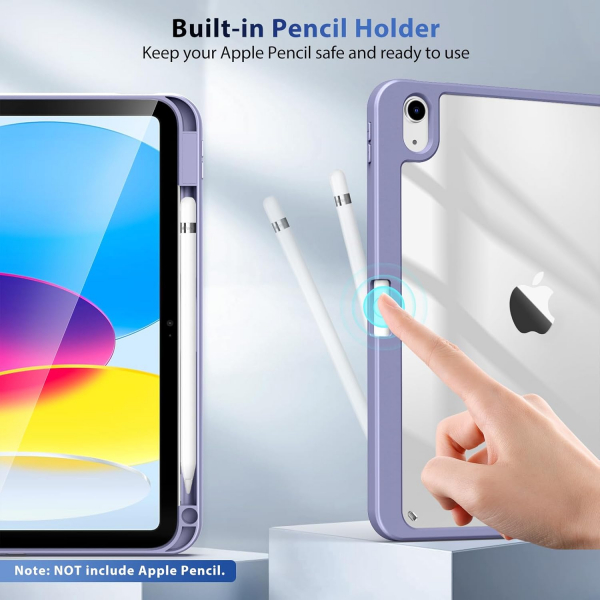 TiMOVO iPad 11.Nesil Koruyucu Klf (11 in)-Lavender Purple