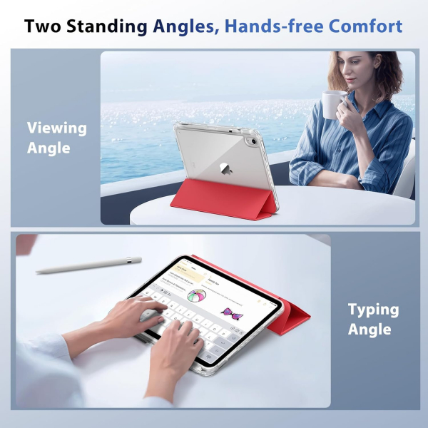 TiMOVO iPad 11.Nesil Koruyucu Klf (11 in)-Red