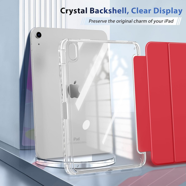 TiMOVO iPad 11.Nesil Koruyucu Klf (11 in)-Red