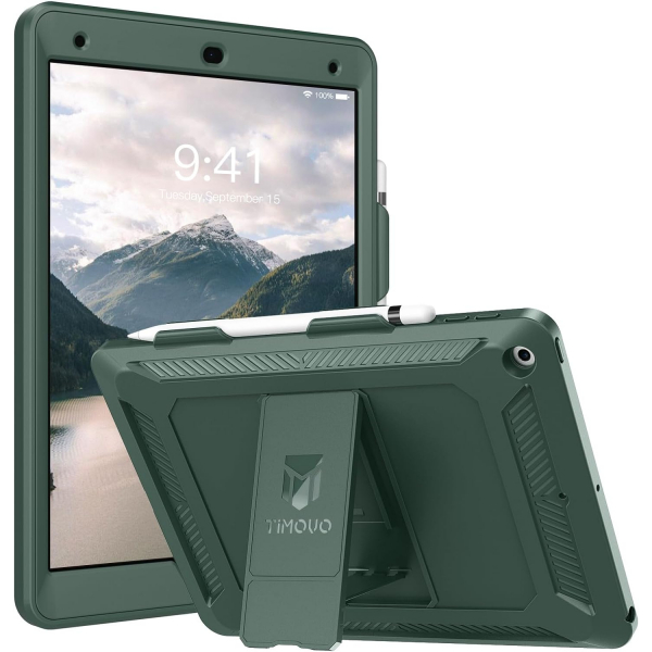 TiMOVO iPad 9/8/7.Nesil Uyumlu Klf(10.2 in)-Midnight Green