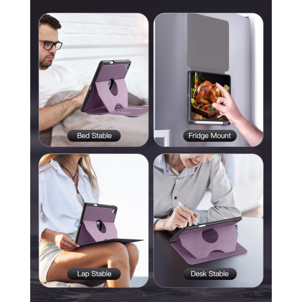 TiMOVO Apple iPad A16 Cover Klf (11 in)-Purple
