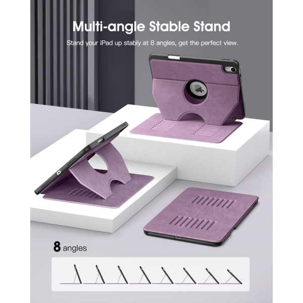 TiMOVO Apple iPad A16 Cover Klf (11 in)-Purple