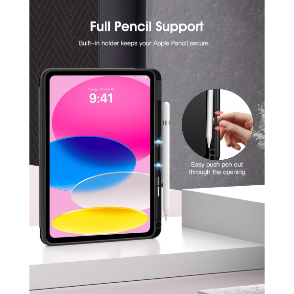 TiMOVO Apple iPad A16 Cover Klf (11 in)-Pink