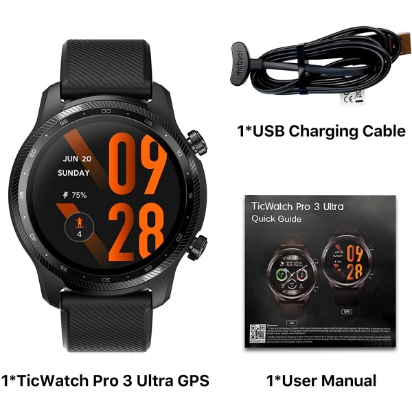 TicWatch Pro 3 Ultra GPS Akll Saat