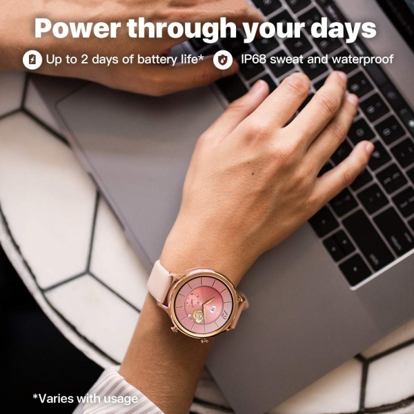 Ticwatch C2 Wear OS Akll Saat-Rose Gold