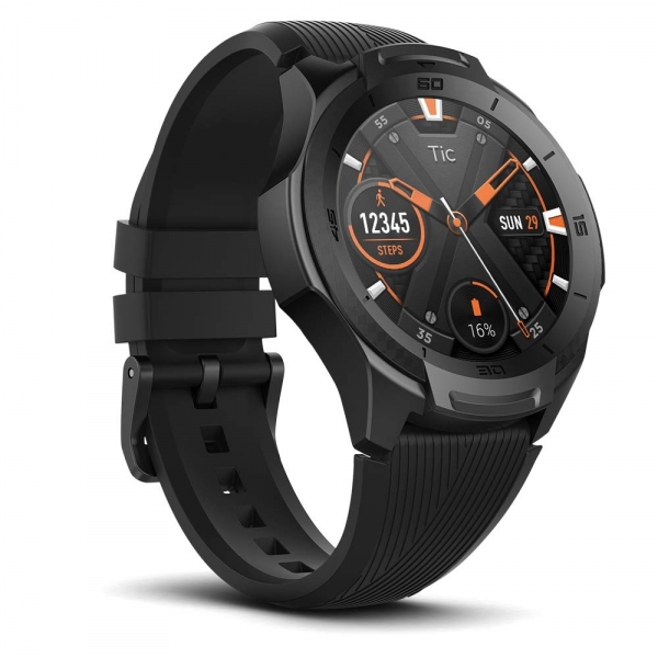 Ticwatch S2 Su Geirmez Akll Saat (MIL-STD-810G)-Midnight