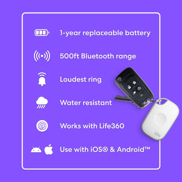 Tile Life360 Pro 2li Telefon ve Kiisel Eya Bulucu 