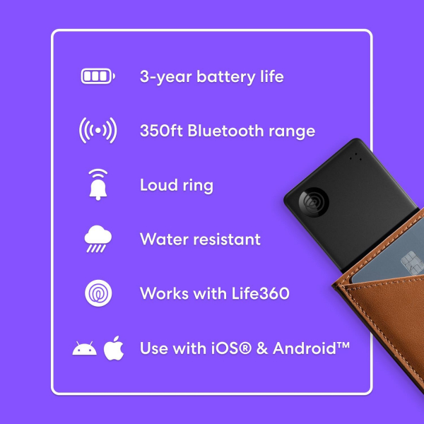 Tile Life360 Slim Telefon ve Kiisel Eya Bulucu (2024)