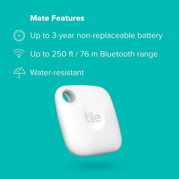 Tile Mate Telefon ve Kiisel Eya Bulucu (2022)-White