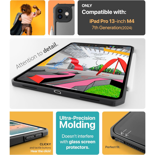 TineeOwl Ultra Thin iPad Pro M4 Klf (13 in)