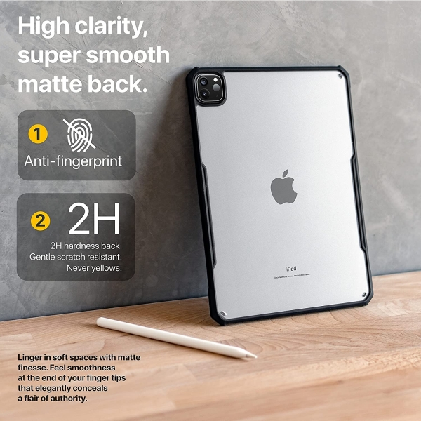 TineeOwl Ultra Thin Serisi iPad Pro Klf (12.9 in)(5.Nesil)-Black