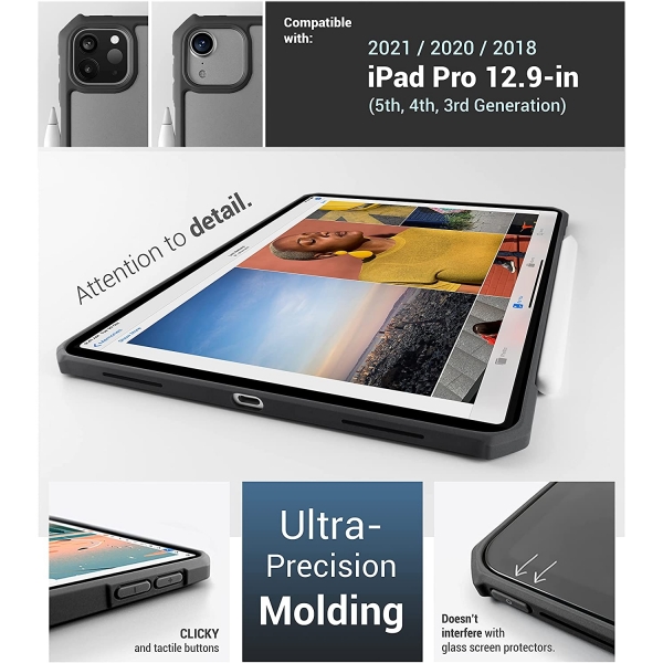 TineeOwl Ultra Thin Serisi iPad Pro Klf (11 in)(3.Nesil)-Black