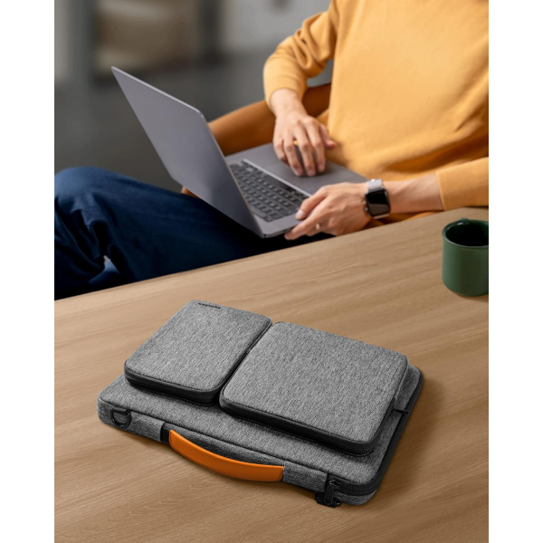 Tomtoc 360 Koruyucu Laptop Omuz �antas� (16 in�)-Gray