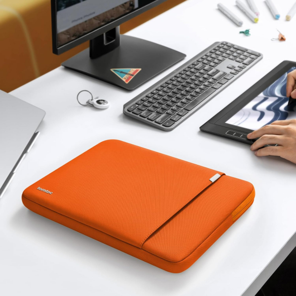 Tomtoc 360 MacBook Pro/Air M4 Laptop antas (13 in)-Orange