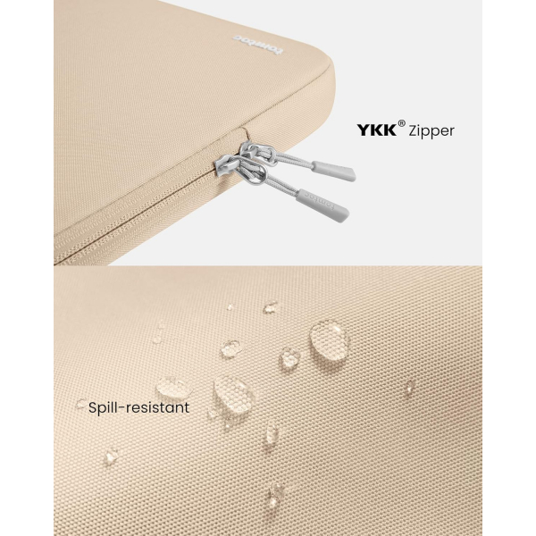 Tomtoc 360 MacBook Pro/Air M4 Laptop antas (15 in)-Natural Sand