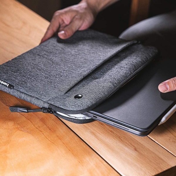 Tomtoc Apple iPad/Samsung Tablet antas (10.5 in)-Misty Gray