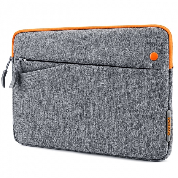 Tomtoc Apple iPad/Samsung Tablet antas (10.5 in)-Gray Orange