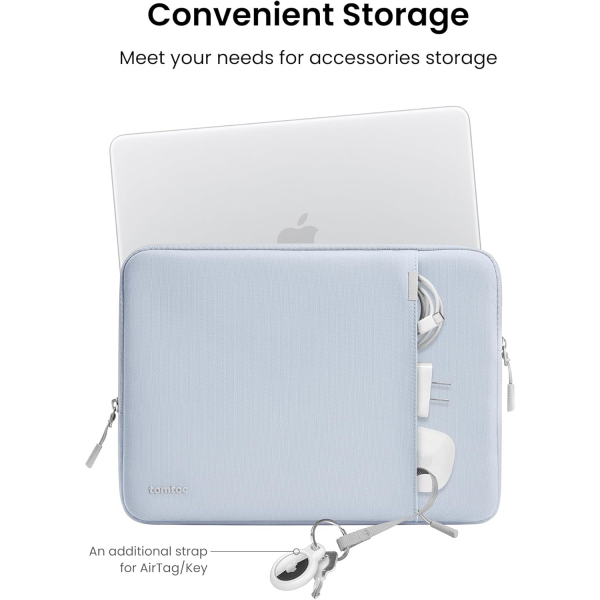 Tomtoc Defender A13 MacBook Neo Laptop �antas� (13 in�)-Light Blue