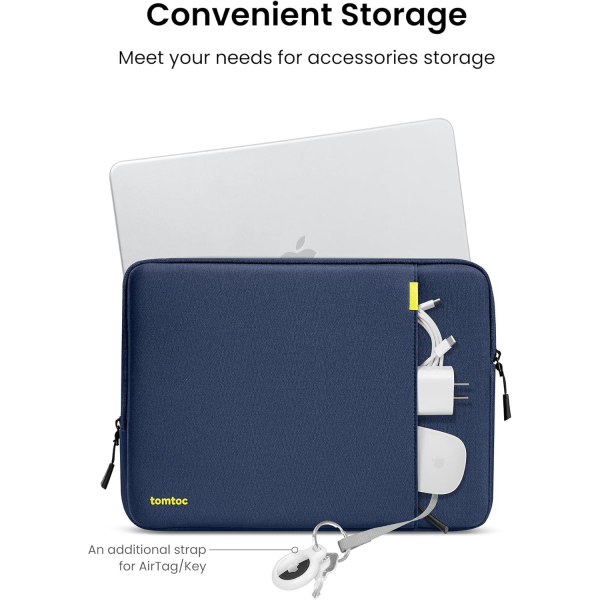 Tomtoc Defender A13 MacBook Neo Laptop �antas� (13 in�)-Navy Blue
