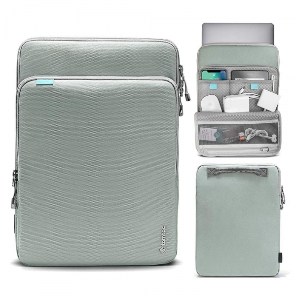 Tomtoc Macbook Air/Pro A03 Laptop antas (13in)-Gray Green