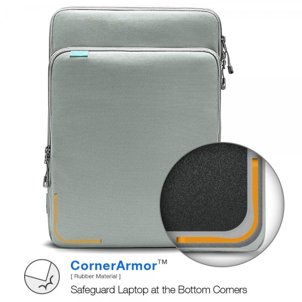 Tomtoc Macbook Air/Pro A03 Laptop antas (13in)-Gray Green