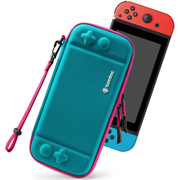 Tomtoc Nintendo Switch Tama antas-Peacock Blue