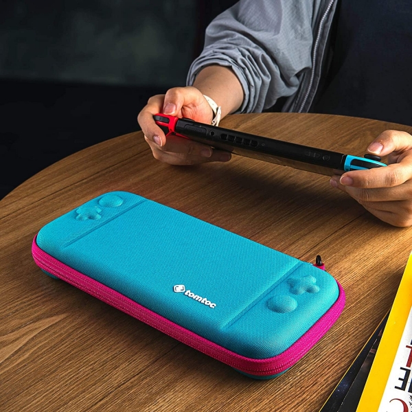 Tomtoc Nintendo Switch Tama antas-Peacock Blue