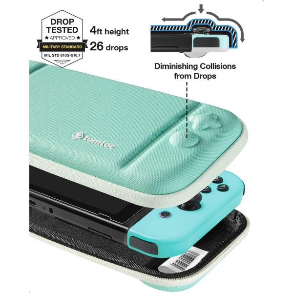 Tomtoc Nintendo Switch Tama antas-Green