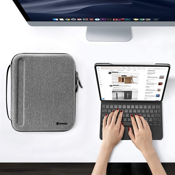 Tomtoc Portfolio Dzenleyici anta (12.9 in)-Gray