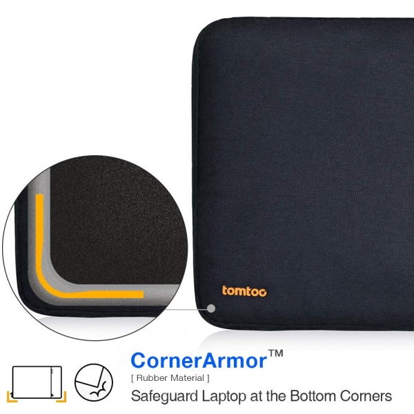 Tomtoc Macbook / Laptop antas (15 in)- Blue Black