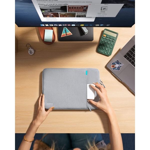 Tomtoc 360 MacBook Pro/Air M4 Laptop antas (13 in)-Gray