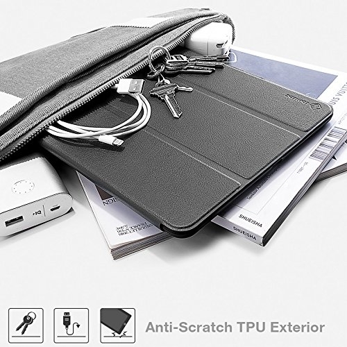 Tomtoc iPad Kalem Blmeli Klf (9.7 in)-Black