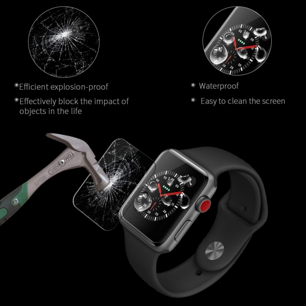 TopACE Apple Watch Series 4 Cam Ekran Koruyucu (40mm)