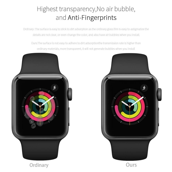 TopACE Apple Watch Series 4 Cam Ekran Koruyucu (40mm)