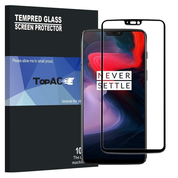 TopACE OnePlus 6 Cam Ekran Koruyucu (Siyah)