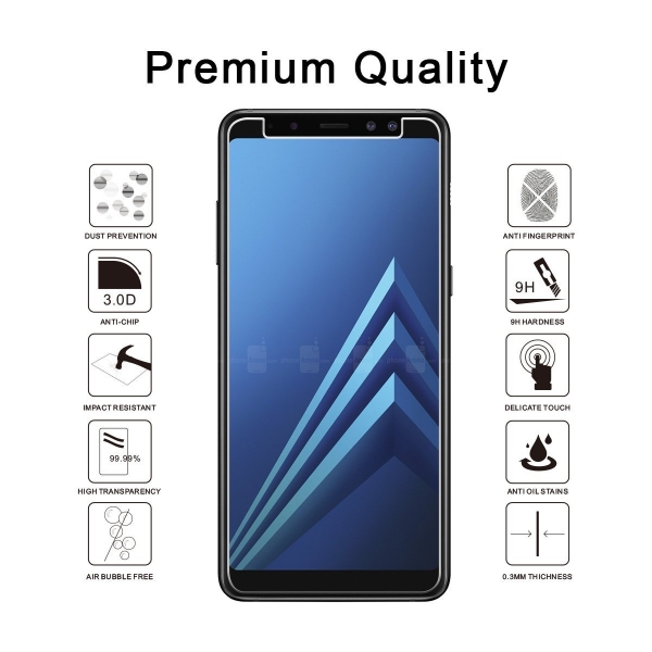 TopACE Samsung Galaxy A8 Cam Ekran Koruyucu (2 Adet)