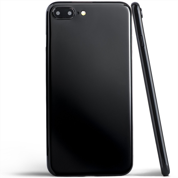 Totallee iPhone 8 Plus nce Klf-Jet Black