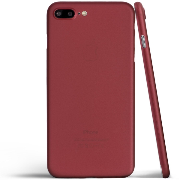 Totallee iPhone 8 Plus nce Klf- Burgundy Red