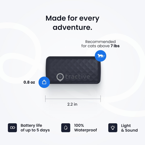 Tractive Ak�ll� Kedi GPS Takip Cihaz�-Blue