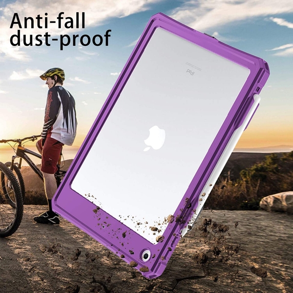 Transy iPad Su Geirmez Klf (10.2 in)-Purple