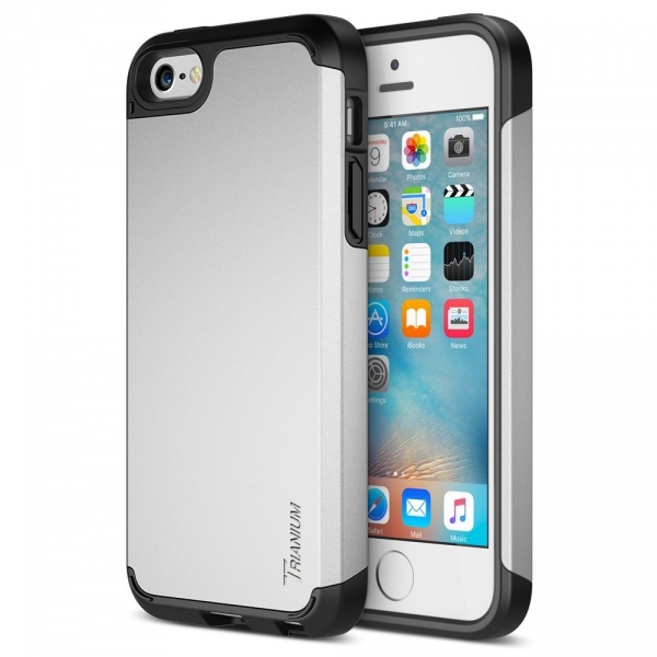Trianium Apple iPhone SE Protak Serisi Klf-Silver  