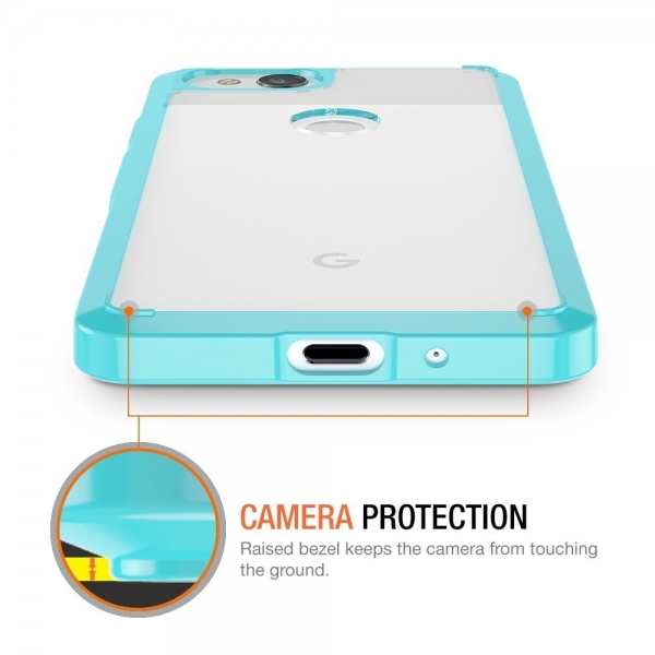 Trianium Google Pixel 2 Clarium Serisi K�l�f-Turquoise