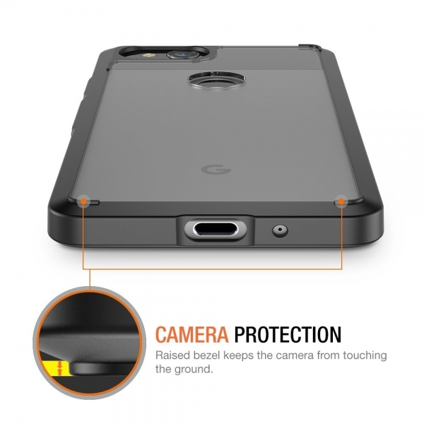 Trianium Google Pixel 2 Clarium Serisi K�l�f-Black